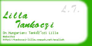 lilla tankoczi business card